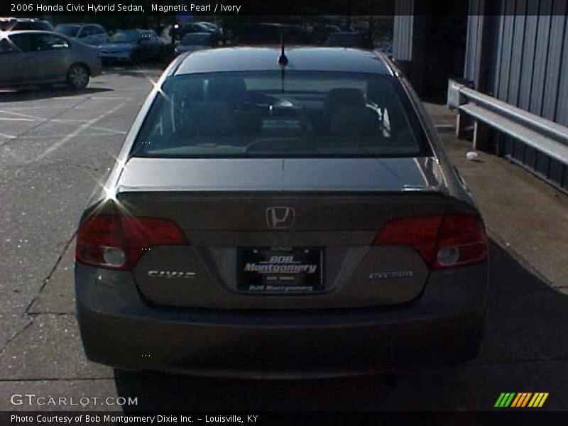 Magnetic Pearl / Ivory 2006 Honda Civic Hybrid Sedan