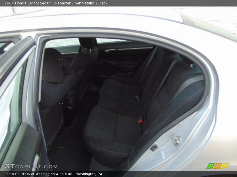 Alabaster Silver Metallic / Black 2007 Honda Civic Si Sedan