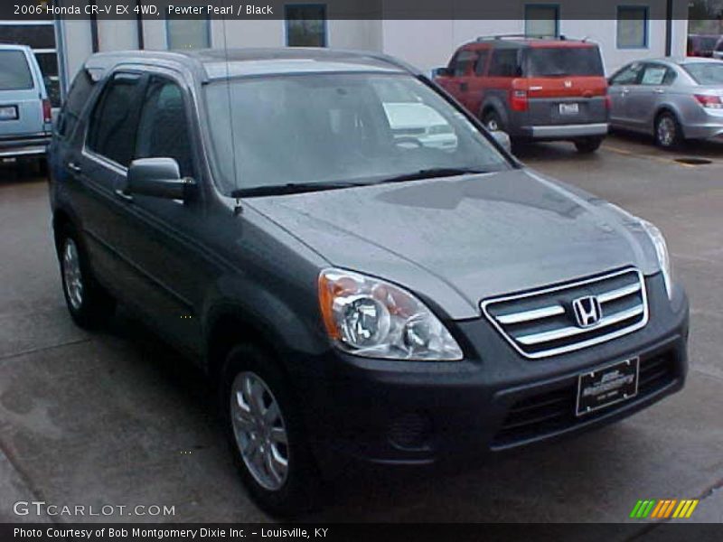 Pewter Pearl / Black 2006 Honda CR-V EX 4WD