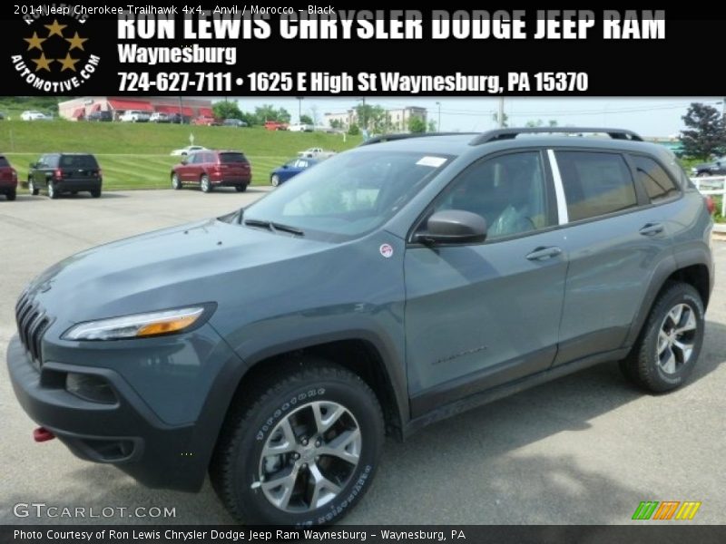 Anvil / Morocco - Black 2014 Jeep Cherokee Trailhawk 4x4