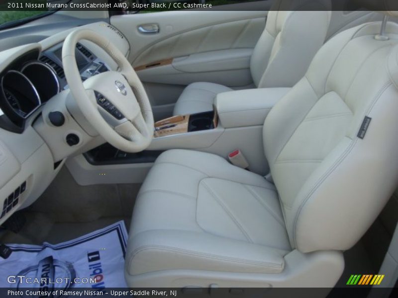 Front Seat of 2011 Murano CrossCabriolet AWD