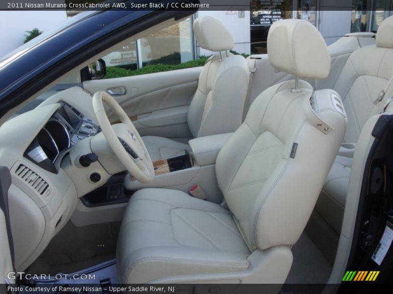 Front Seat of 2011 Murano CrossCabriolet AWD