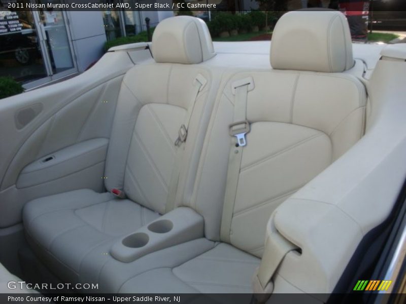 Rear Seat of 2011 Murano CrossCabriolet AWD