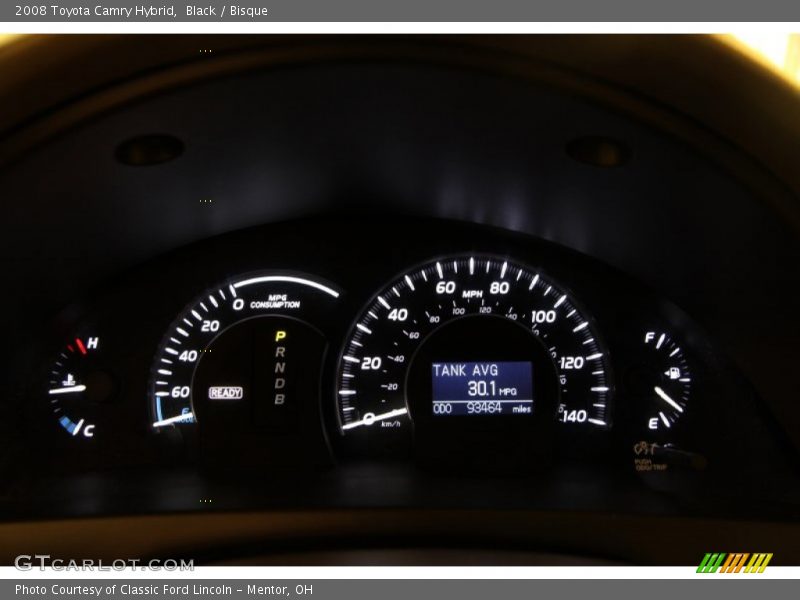 Black / Bisque 2008 Toyota Camry Hybrid