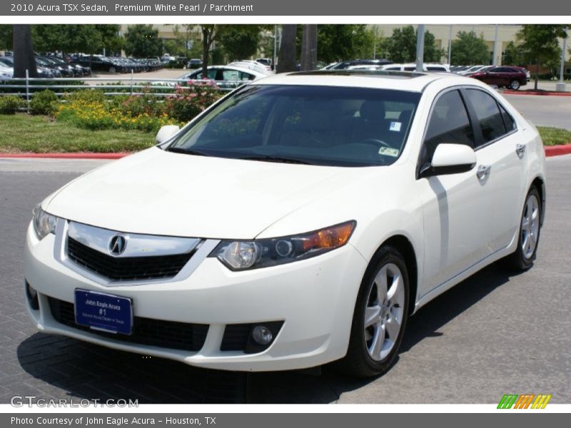 Premium White Pearl / Parchment 2010 Acura TSX Sedan