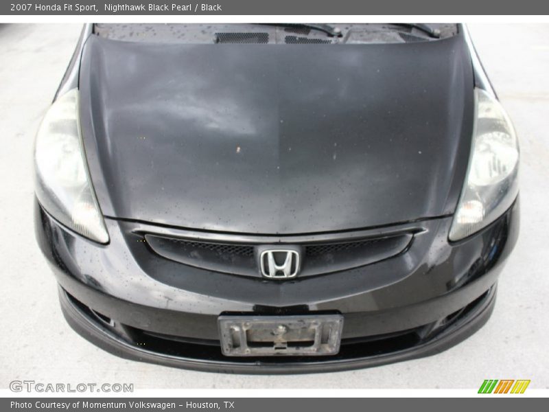 Nighthawk Black Pearl / Black 2007 Honda Fit Sport