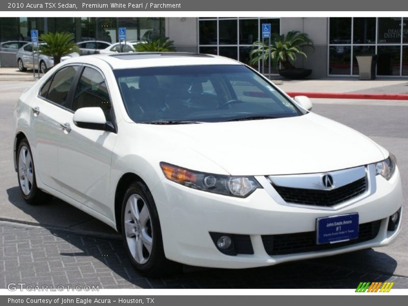 Premium White Pearl / Parchment 2010 Acura TSX Sedan