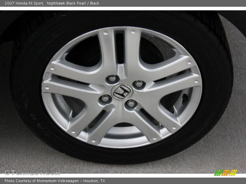 Nighthawk Black Pearl / Black 2007 Honda Fit Sport