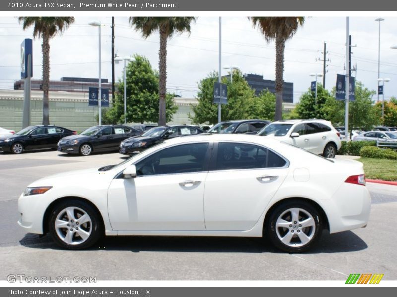 Premium White Pearl / Parchment 2010 Acura TSX Sedan