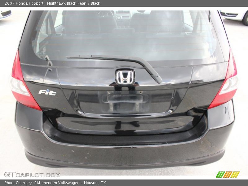 Nighthawk Black Pearl / Black 2007 Honda Fit Sport