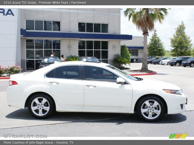 Premium White Pearl / Parchment 2010 Acura TSX Sedan