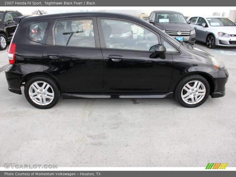 Nighthawk Black Pearl / Black 2007 Honda Fit Sport
