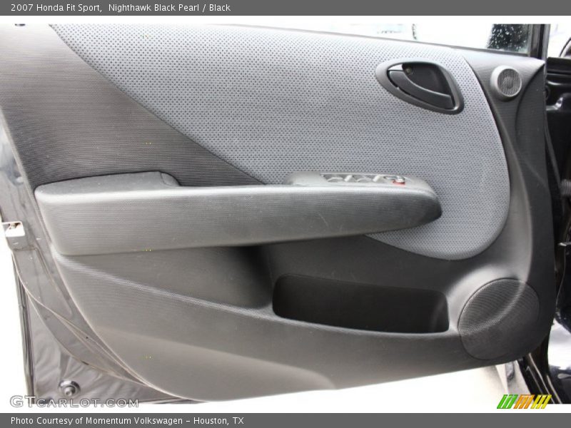 Nighthawk Black Pearl / Black 2007 Honda Fit Sport