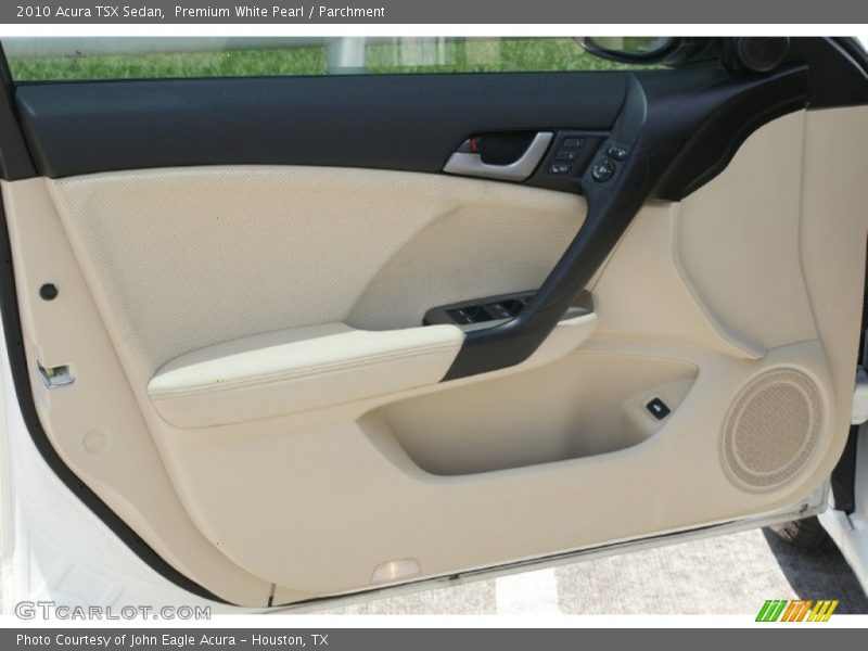 Premium White Pearl / Parchment 2010 Acura TSX Sedan