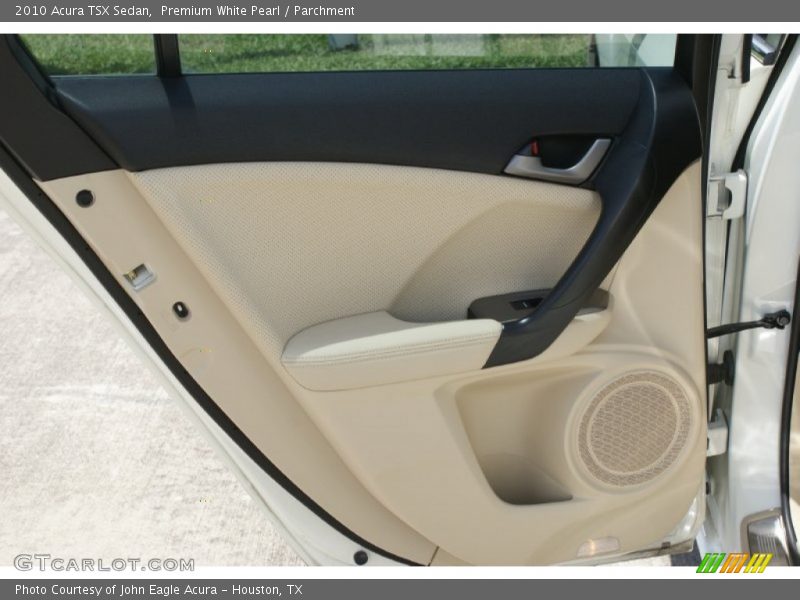 Premium White Pearl / Parchment 2010 Acura TSX Sedan