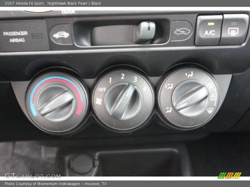 Controls of 2007 Fit Sport