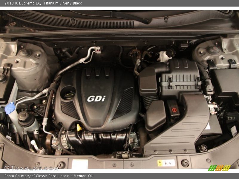  2013 Sorento LX Engine - 2.4 Liter DOHC 16-Valve Dual CVVT 4 Cylinder