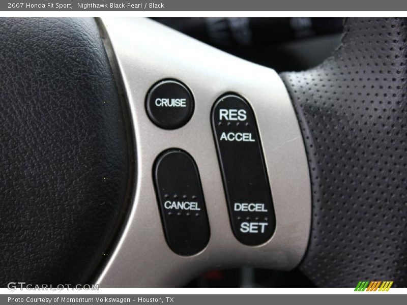 Nighthawk Black Pearl / Black 2007 Honda Fit Sport