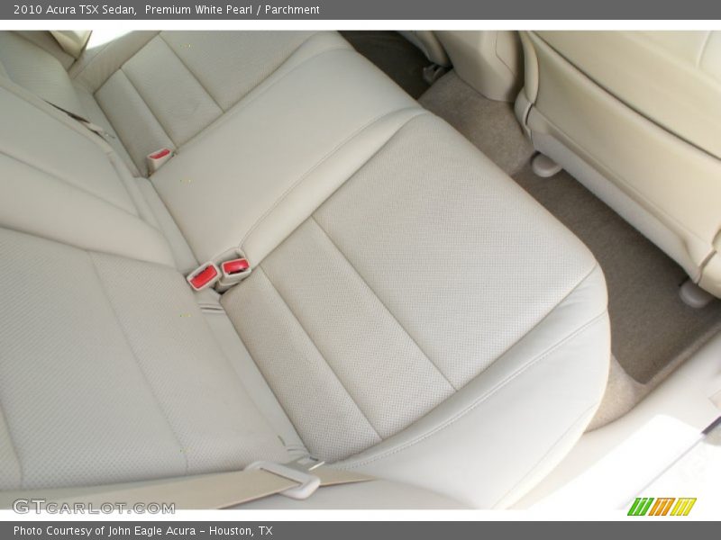 Premium White Pearl / Parchment 2010 Acura TSX Sedan