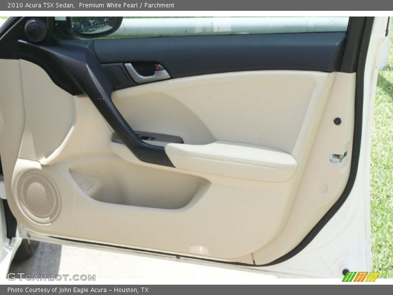Premium White Pearl / Parchment 2010 Acura TSX Sedan