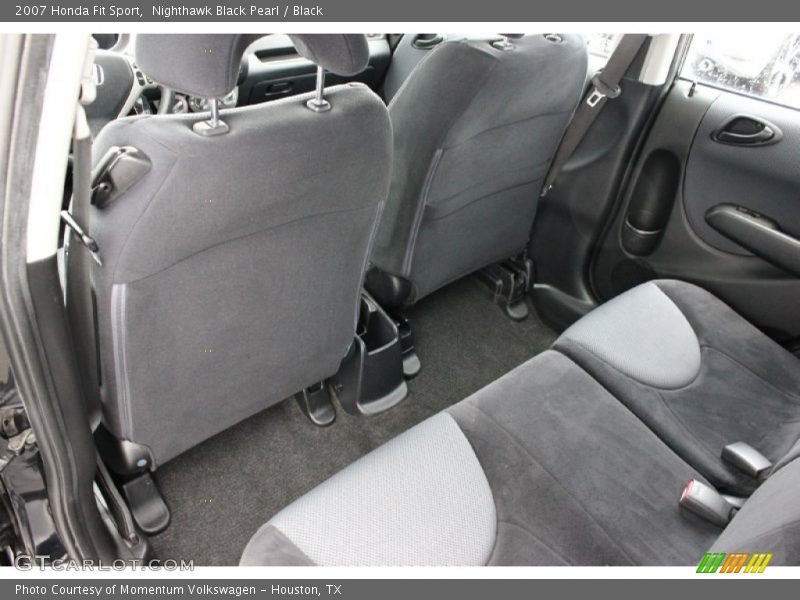 Nighthawk Black Pearl / Black 2007 Honda Fit Sport
