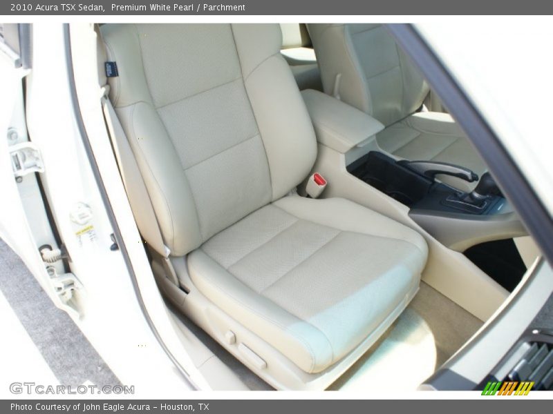 Premium White Pearl / Parchment 2010 Acura TSX Sedan