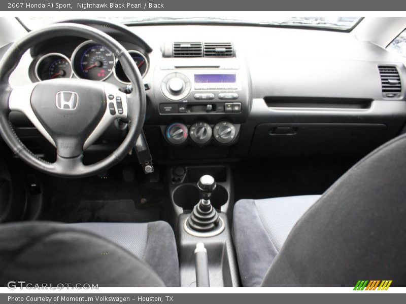 Nighthawk Black Pearl / Black 2007 Honda Fit Sport