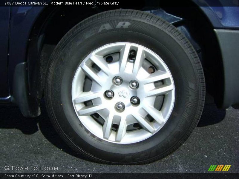 Modern Blue Pearl / Medium Slate Gray 2007 Dodge Caravan SE