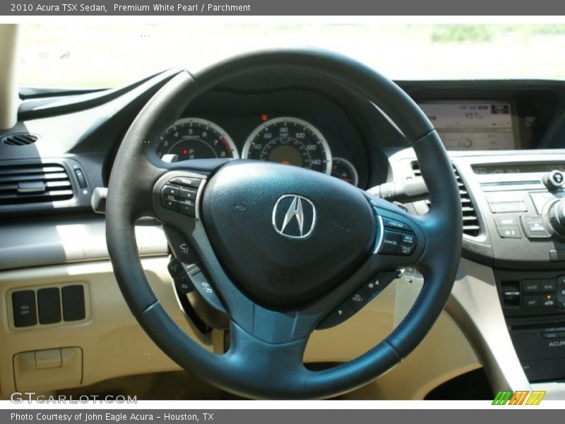 Premium White Pearl / Parchment 2010 Acura TSX Sedan