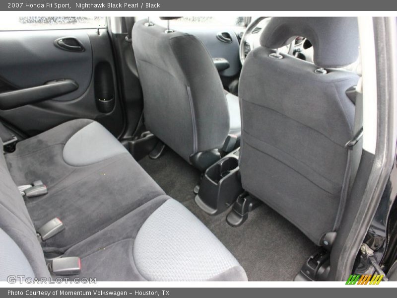 Nighthawk Black Pearl / Black 2007 Honda Fit Sport