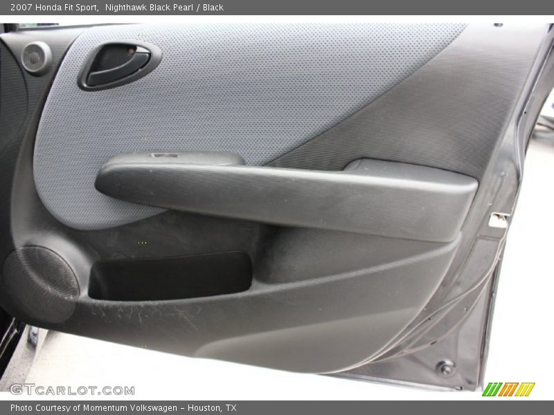 Nighthawk Black Pearl / Black 2007 Honda Fit Sport