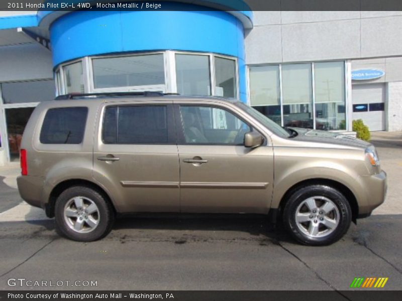 Mocha Metallic / Beige 2011 Honda Pilot EX-L 4WD