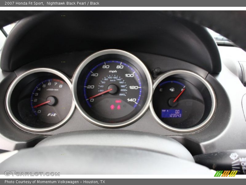 Nighthawk Black Pearl / Black 2007 Honda Fit Sport