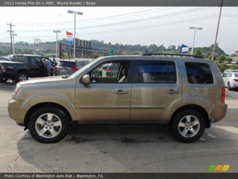 Mocha Metallic / Beige 2011 Honda Pilot EX-L 4WD