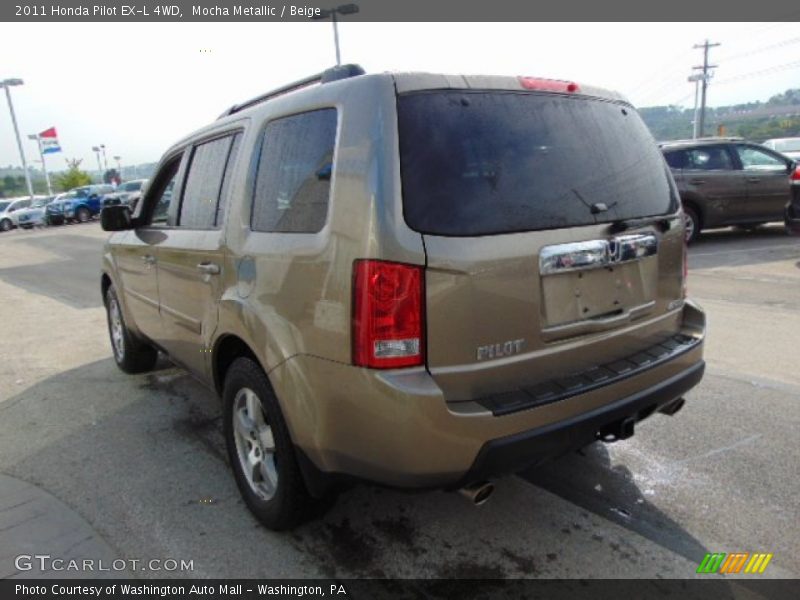 Mocha Metallic / Beige 2011 Honda Pilot EX-L 4WD