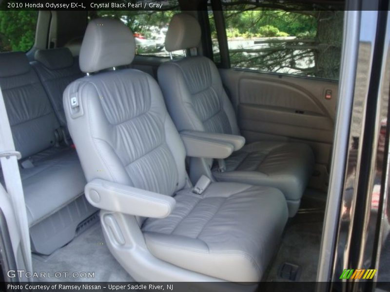 Crystal Black Pearl / Gray 2010 Honda Odyssey EX-L