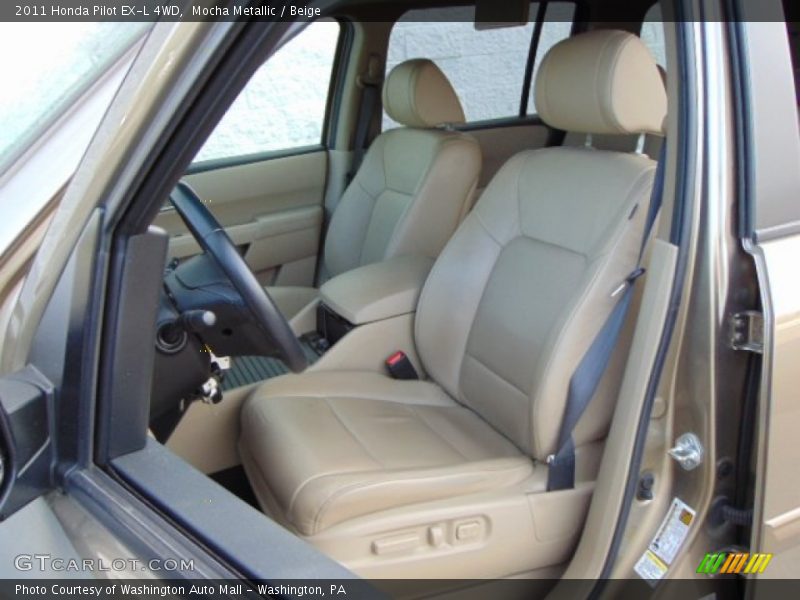 Mocha Metallic / Beige 2011 Honda Pilot EX-L 4WD