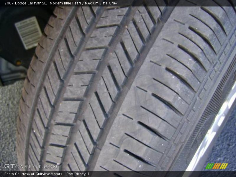 Modern Blue Pearl / Medium Slate Gray 2007 Dodge Caravan SE