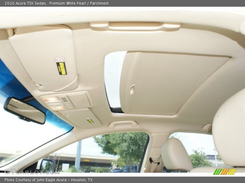 Premium White Pearl / Parchment 2010 Acura TSX Sedan