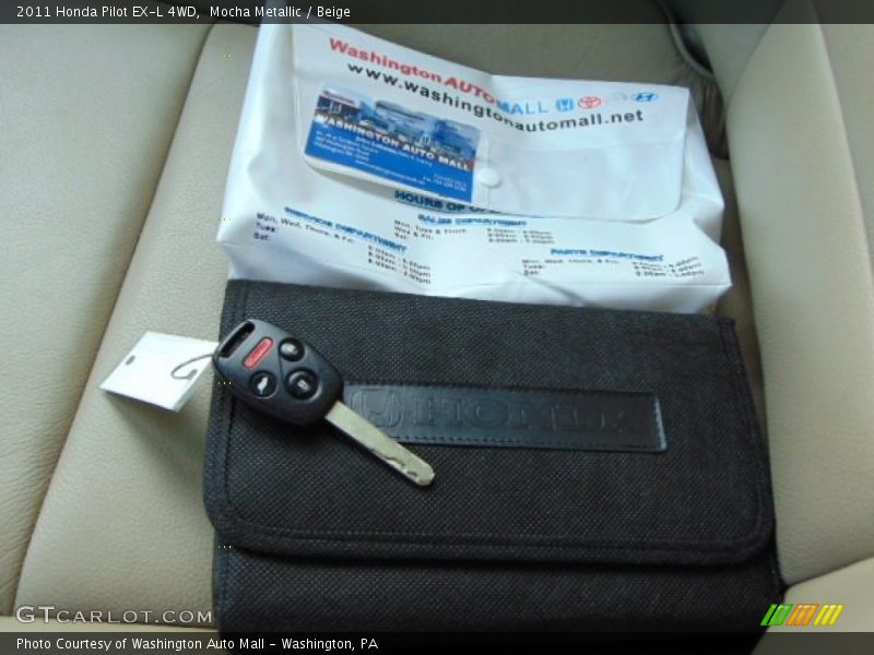 Mocha Metallic / Beige 2011 Honda Pilot EX-L 4WD