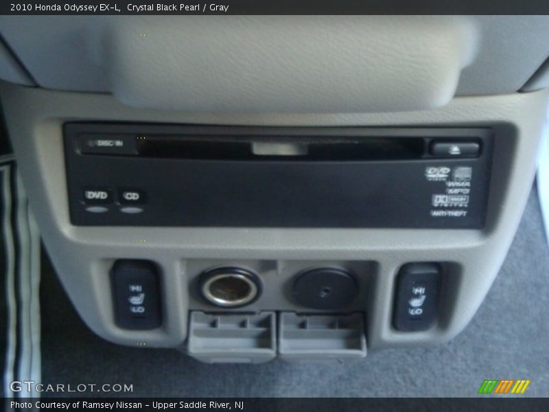 Crystal Black Pearl / Gray 2010 Honda Odyssey EX-L