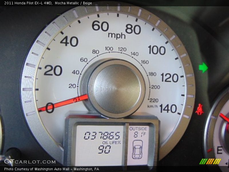 Mocha Metallic / Beige 2011 Honda Pilot EX-L 4WD