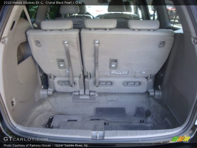 Crystal Black Pearl / Gray 2010 Honda Odyssey EX-L