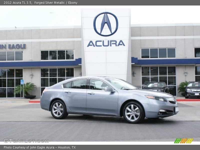 Forged Silver Metallic / Ebony 2012 Acura TL 3.5