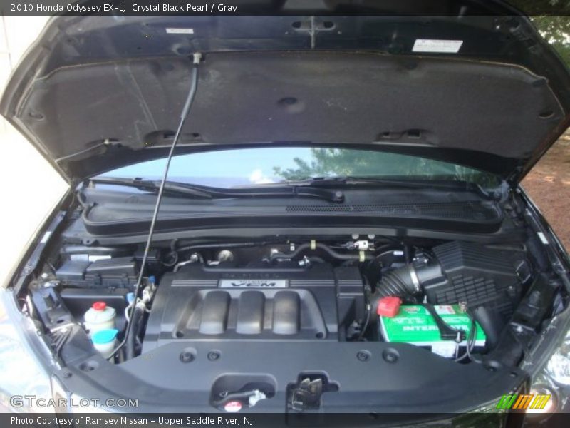 Crystal Black Pearl / Gray 2010 Honda Odyssey EX-L