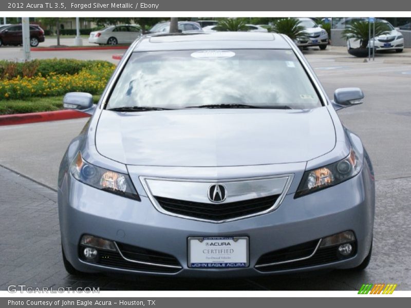 Forged Silver Metallic / Ebony 2012 Acura TL 3.5