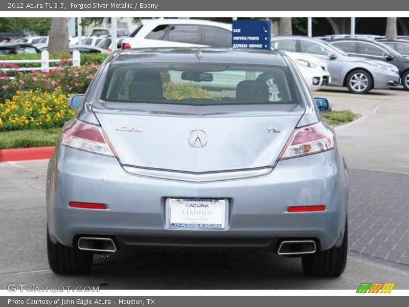 Forged Silver Metallic / Ebony 2012 Acura TL 3.5