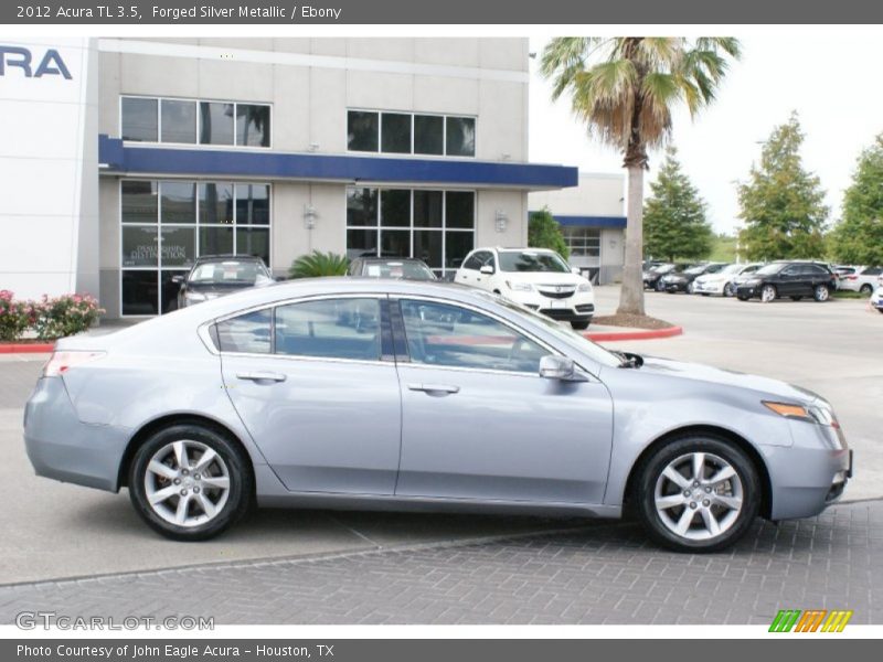 Forged Silver Metallic / Ebony 2012 Acura TL 3.5