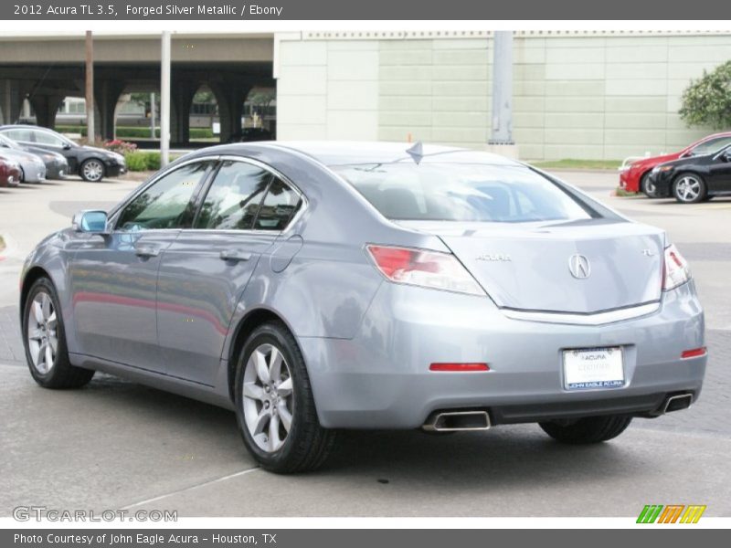 Forged Silver Metallic / Ebony 2012 Acura TL 3.5