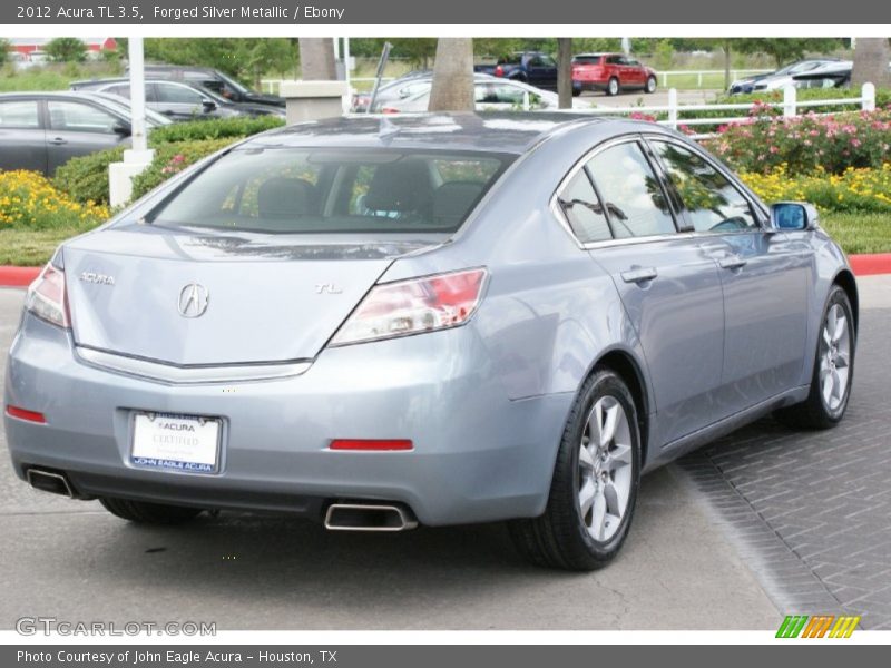 Forged Silver Metallic / Ebony 2012 Acura TL 3.5